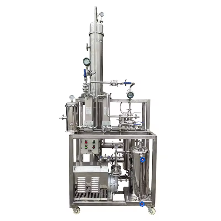 Single Effect Stainless Steel Vacuum Falling Film Evaporator Single Effect Stainless Steel Vacuum Falling Film Evaporator